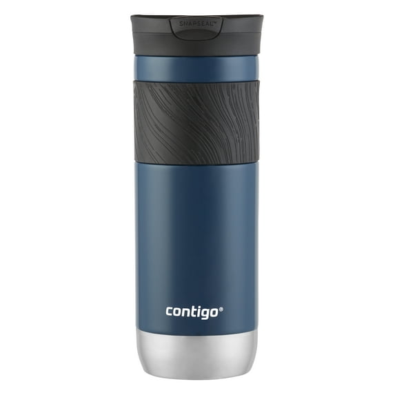 Contigo Byron 2.0 Stainless Steel Travel Mug with SNAPSEAL Lid Blueberry Blue, 20 fl oz.
