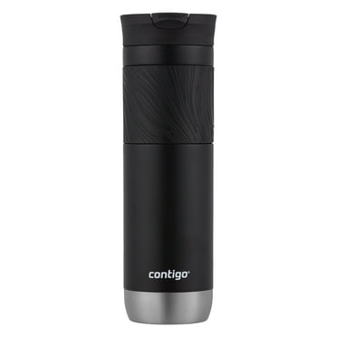 Contigo Byron 2.0 Stainless Steel Travel Mug with SNAPSEAL Lid and Grip, Black, 24oz
