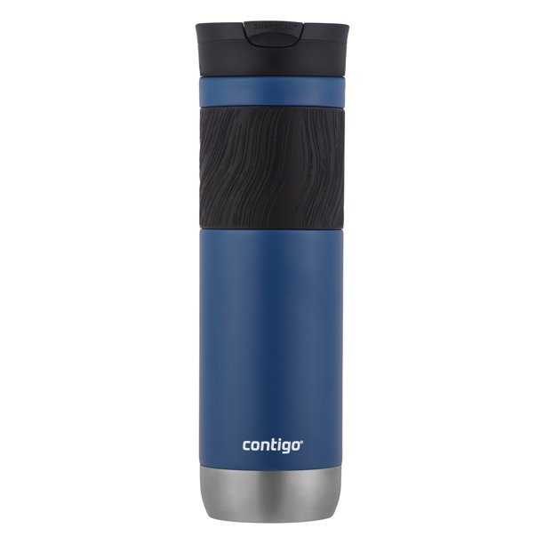 Contigo Byron 2.0 Stainless Steel Travel Mug with SNAPSEAL Lid and grip Blue, 24 fl oz