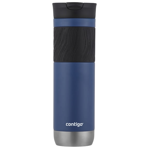 Contigo Byron 2.0 Stainless Steel Travel Mug with SNAPSEAL Lid and grip Blue, 24 fl oz.