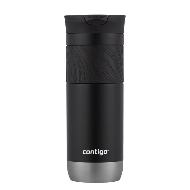 Contigo Byron 2.0 Stainless Steel Travel Mug with SNAPSEAL Lid in Black Licorice, 20 fl oz.