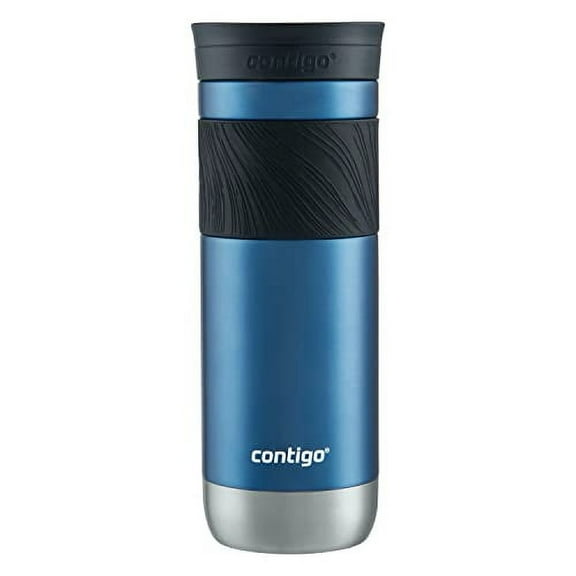 Contigo SnapSeal Insulated Stainless Steel Travel Mug with Grip, 20 oz., Blue Corn