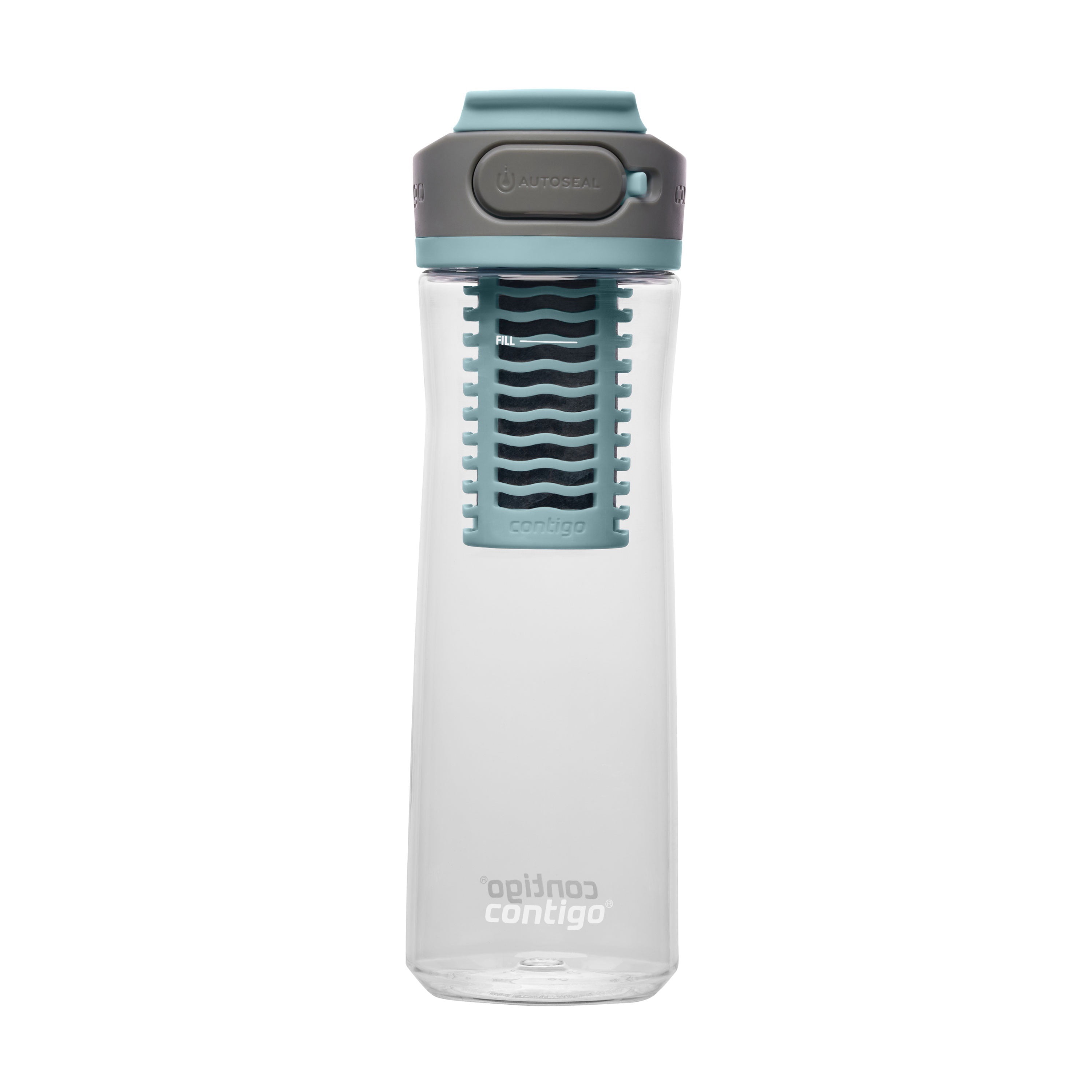 Contigo® Clybourn Plastic FreeFlow Filter Water Bottle with AUTOSEAL® Lid 24oz., Salt