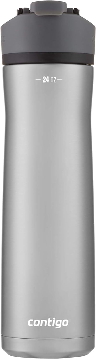 Contigo Cortland Chill 2.0 Edelstahl-Wasserflasche – 680 Ml, Mit Autoseal-Verschluss, Isoliert