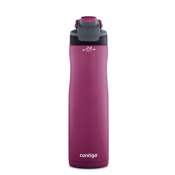 Contigo Cortland Chill Stainless Steel Water Bottle with AUTOSEAL Lid Passion Fruit, 24 fl oz.