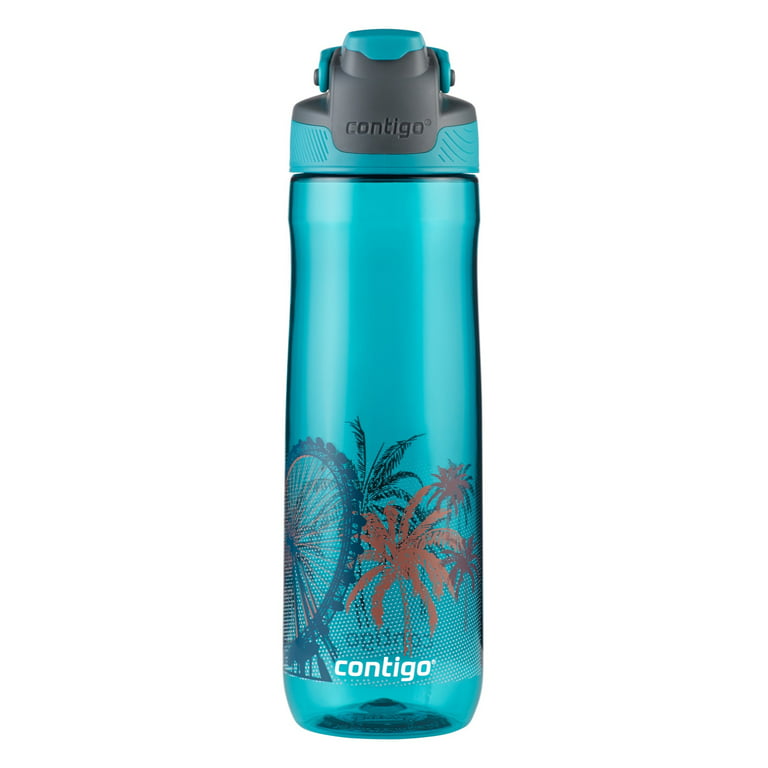CAN Logo: 24 oz. Contigo Water Bottle - Blue - American Cancer