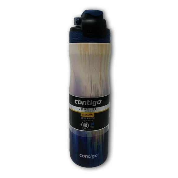 Contigo Couture Collection Spill-Proof Water Bottle with Autoseal Technology, 28 Hours Cold, 24 Ounces
