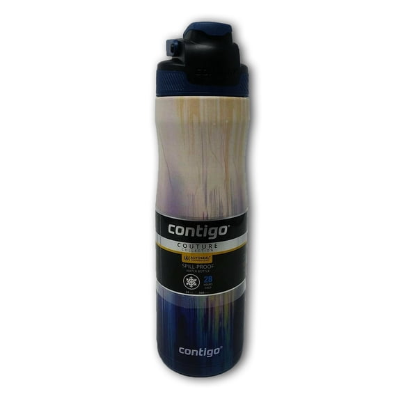 Contigo Couture Collection Spill-Proof Water Bottle with Autoseal Technology, 28 Hours Cold, 24 Ounces