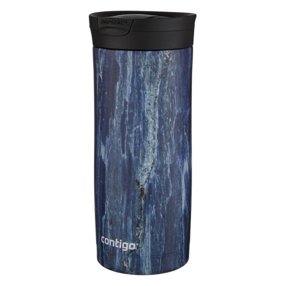 Contigo Couture Snapseal Stainless Steel Vacuum-insulated Coffee Travel Mug, 16 Oz, Blue Slate