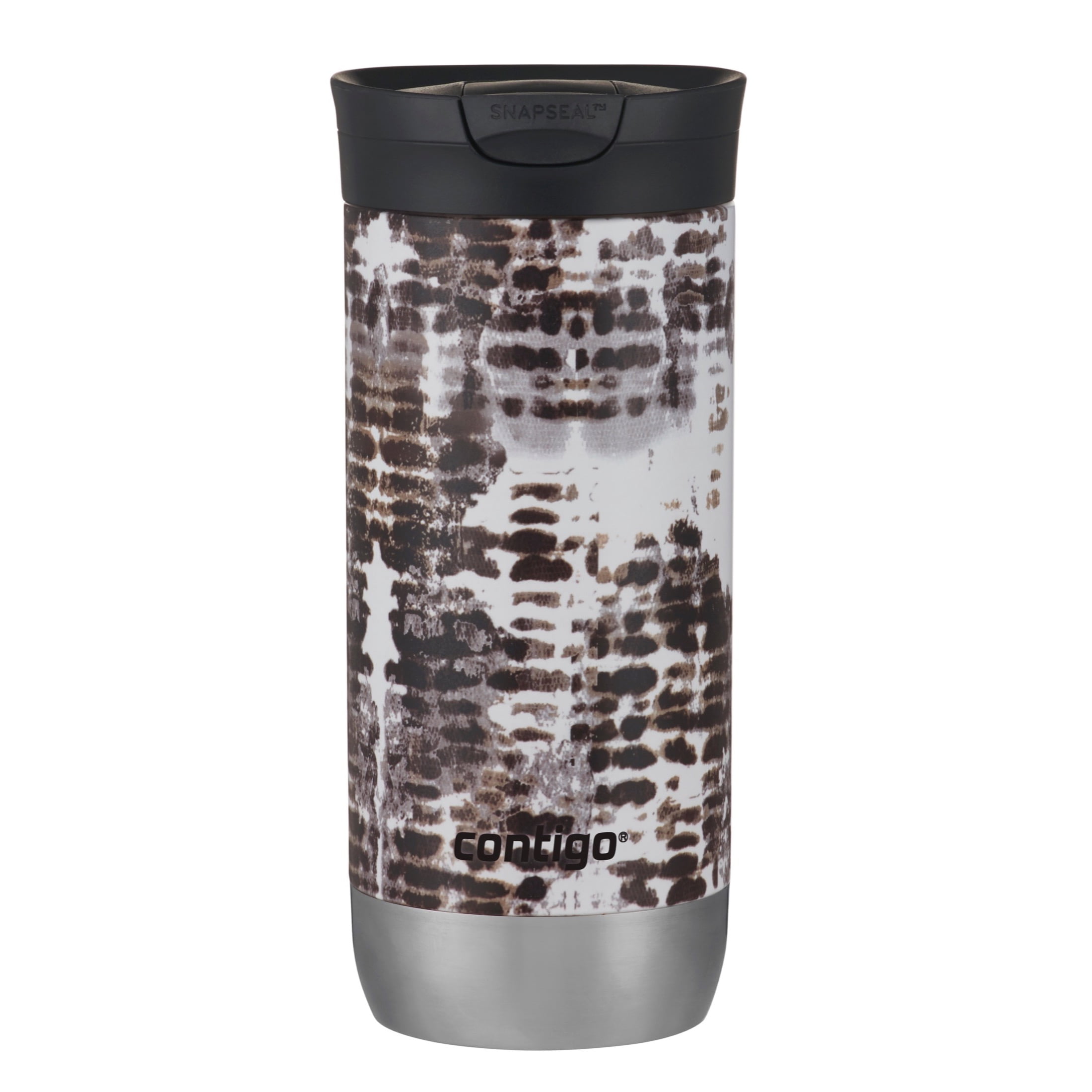 Contigo Couture SNAPSEAL Stainless Steel Vacuum-insulated Coffee Travel Mug,  16 Oz, Blonde Wood 