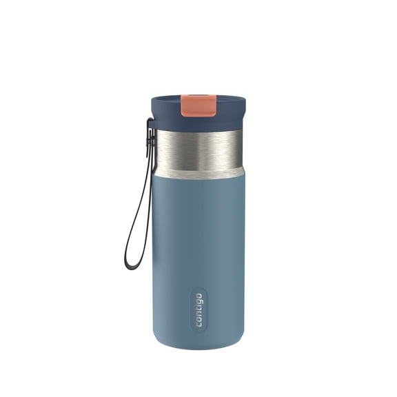 Contigo DualSip 16 oz Compact Leakproof Insulated Water Bottle with 2-Way Lid