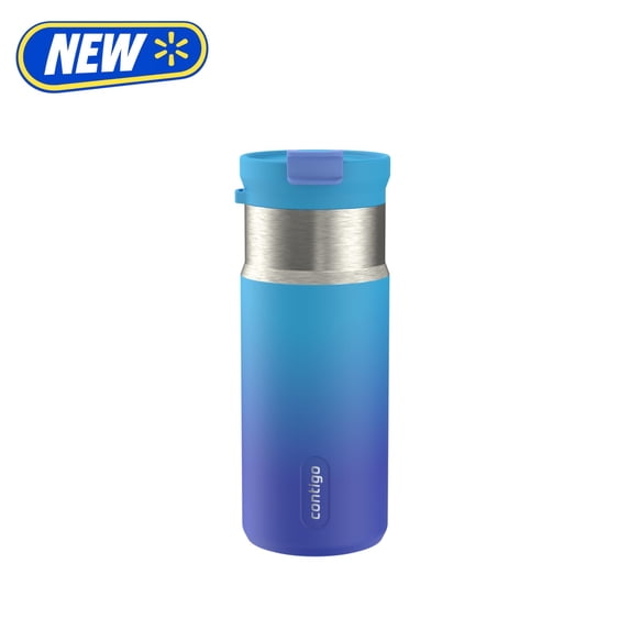 Contigo DualSip 16 oz Compact Leakproof Insulated Water Bottle with 2-Way Lid