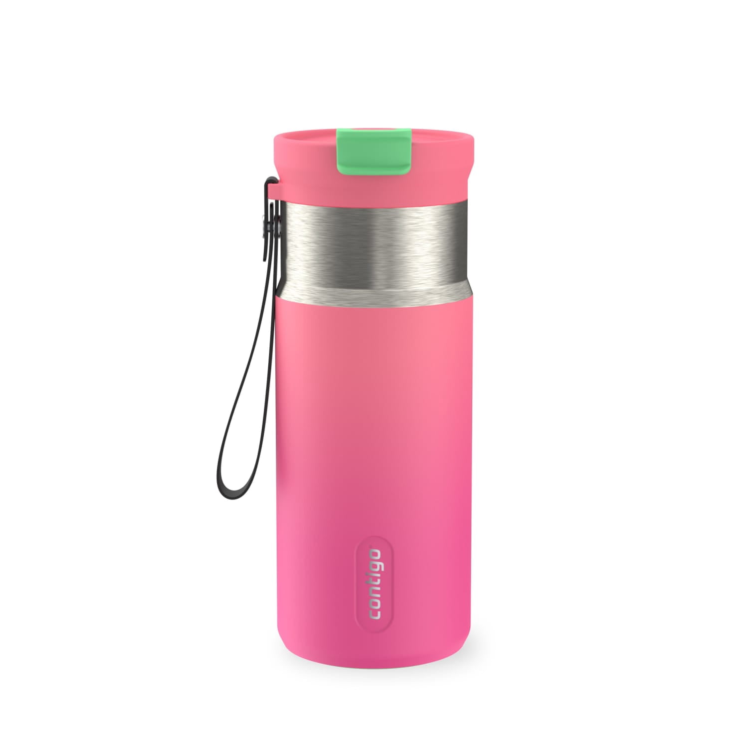 Contigo DualSip 16 oz Compact Leakproof Insulated Water Bottle with 2-Way Lid