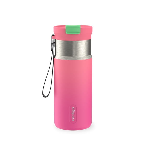 Contigo DualSip 16 oz Compact Leakproof Insulated Water Bottle with 2-Way Lid