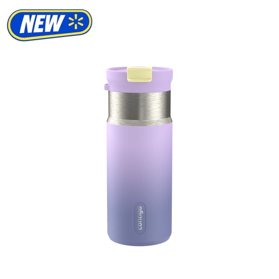 Contigo DualSip 16 oz Compact Leakproof Insulated Water Bottle with 2-Way Lid