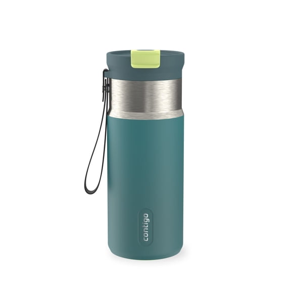 Contigo DualSip 16 oz Compact Leakproof Insulated Water Bottle with 2-Way Lid