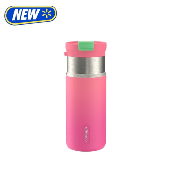 Contigo DualSip 16 oz Compact Leakproof Insulated Water Bottle with 2-Way Lid
