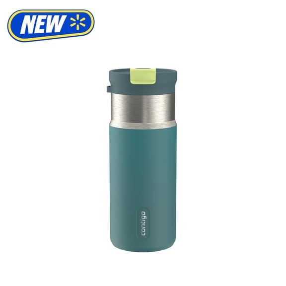 Contigo DualSip 16 oz Compact Leakproof Insulated Water Bottle with 2-Way Lid