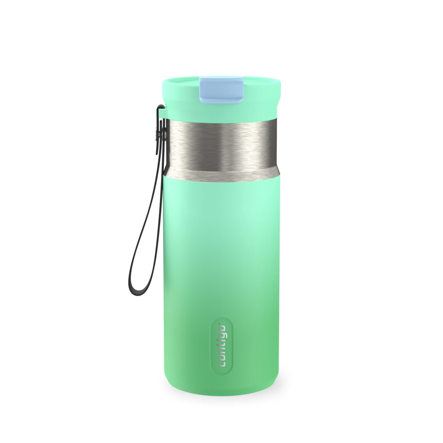 Contigo DualSip 16 oz Compact Leakproof Insulated Water Bottle with 2-Way Lid