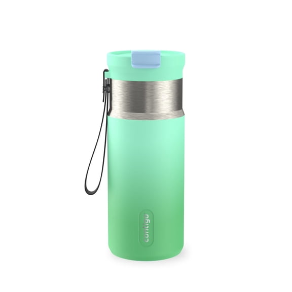 Contigo DualSip 16 oz Compact Leakproof Insulated Water Bottle with 2-Way Lid