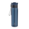 thumbnail image 1 of Contigo 28 oz Plastic Water Bottle Tumbler with Straw – DualSip Leak-Proof Reusable Water Bottle, Spill-Proof for Bags, Carry Strap, Blue/Clear, 1 of 7