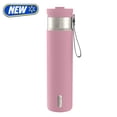 thumbnail image 1 of Contigo Water Bottle, 28 Oz, Stainless Steel, Vacuum Insulated Leakproof, DualSip 2-Way Lid, Pink Diamond, 1 of 8
