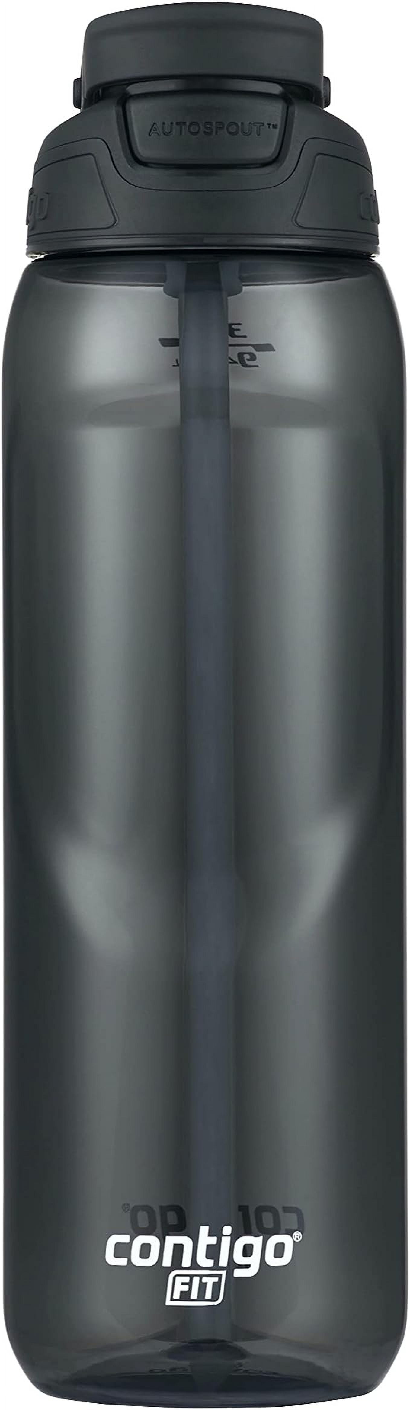 Contigo Fit Autospout Water Bottle, 32oz, Licorice Grey