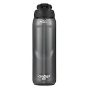 Contigo Fit Plastic Water Bottle with AUTOSPOUT Straw Lid, Black Licorice, 32 fl oz.