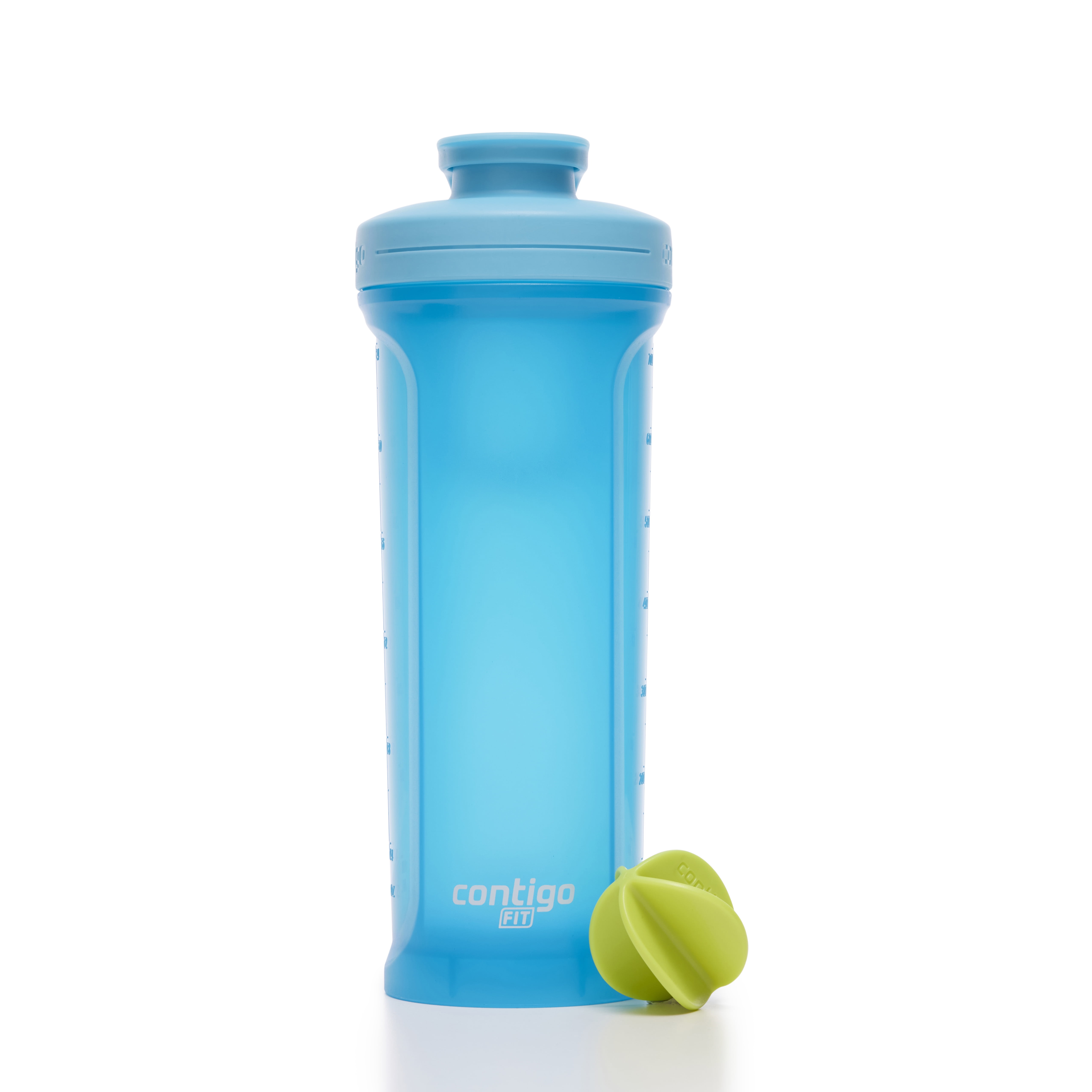 Hydro2Go 16 OZ Protein Shaker Bottle with Mixer Ball and 2 Interlocking  Storage