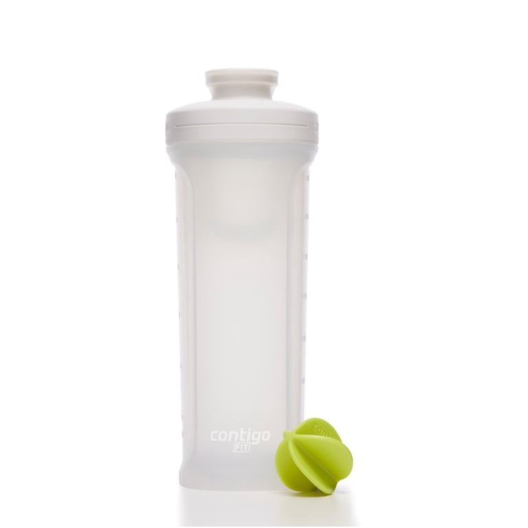 Contigo Fit Shake & Go 2.0 Plastic Antimicrobial Shaker Bottle
