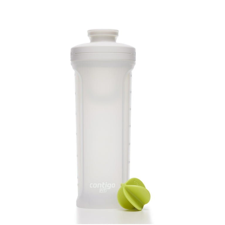 Contigo Fit Shake & Go 2.0 Shaker Bottle with Leak-Proof Lid, 20oz Gym  Water Bottle