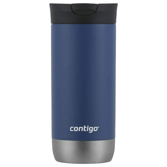 Contigo SNAPSEAL Insulated Stainless Steel Travel Mug, 16oz., Blue Corn