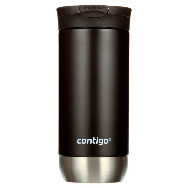Contigo SNAPSEAL Insulated Stainless Steel Travel Mug, 16oz., Black