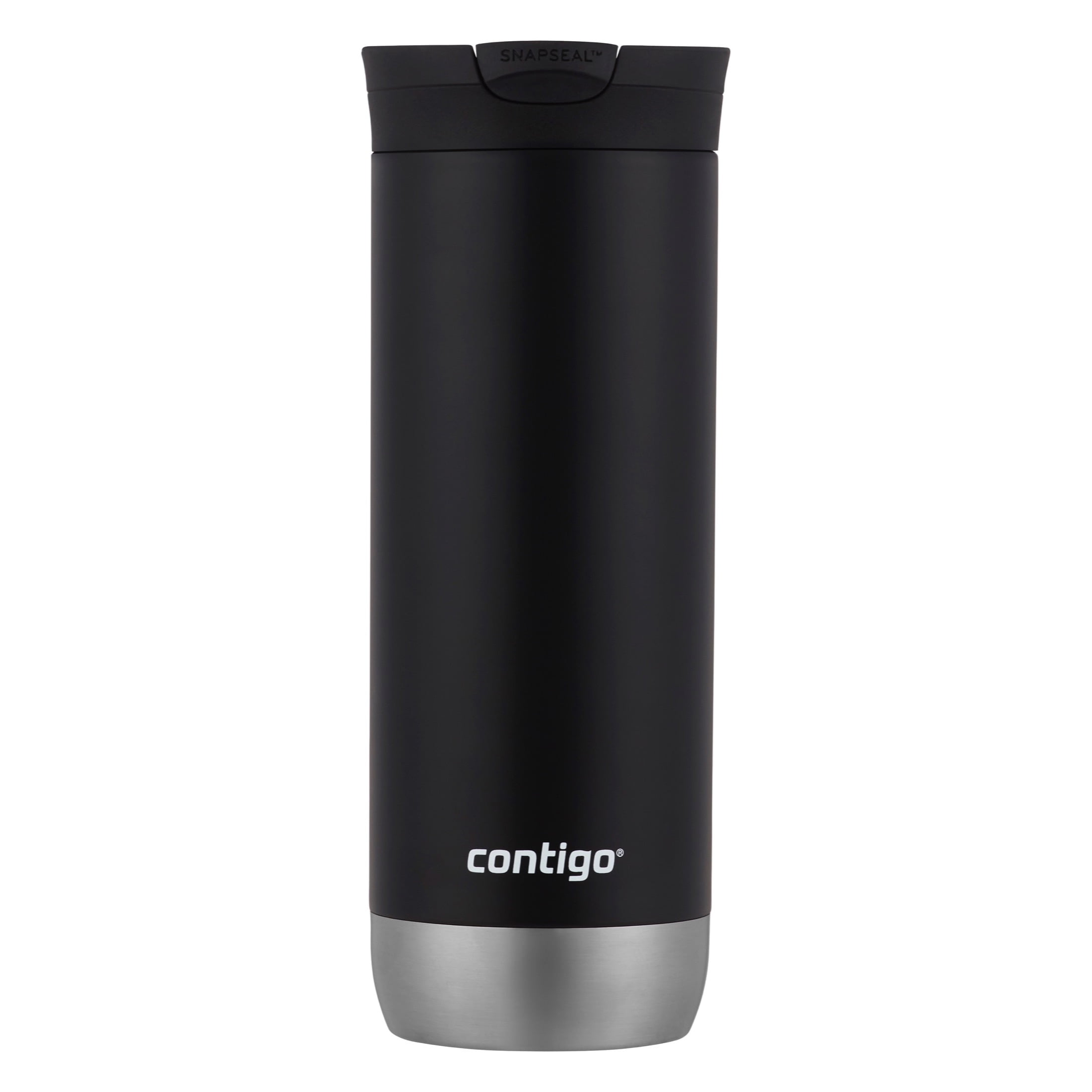  Contigo Huron Vacuum-Insulated Stainless Steel Travel Mug with  Leak-Proof Lid, Keeps Drinks Hot or Cold for Hours, Fits Most Cup Holders  and Brewers, 20oz 2-Pack, Blue Corn & Bubble Tea 