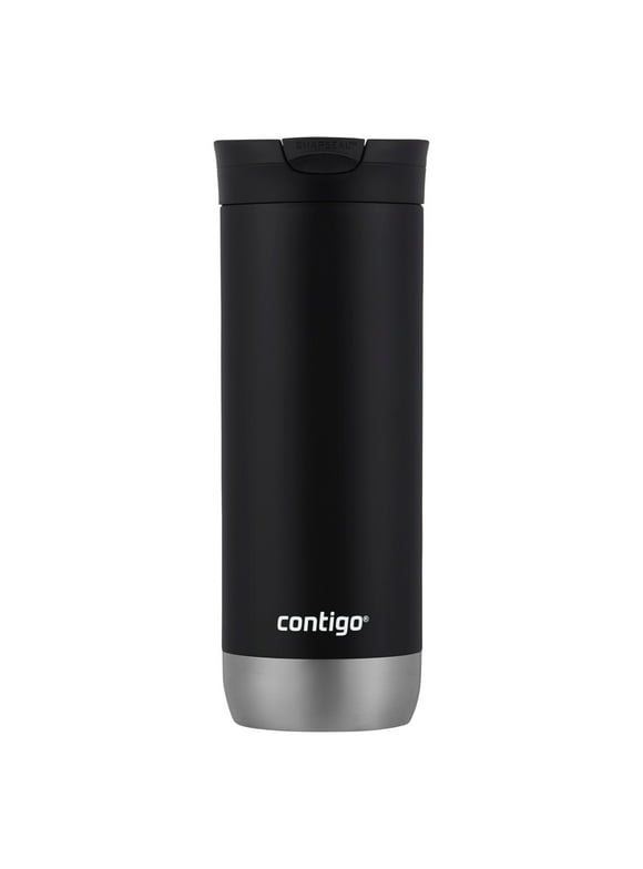 Contigo Huron 2.0 Stainless Steel Travel Mug with SNAPSEAL Lid in Black, 16 fl oz.