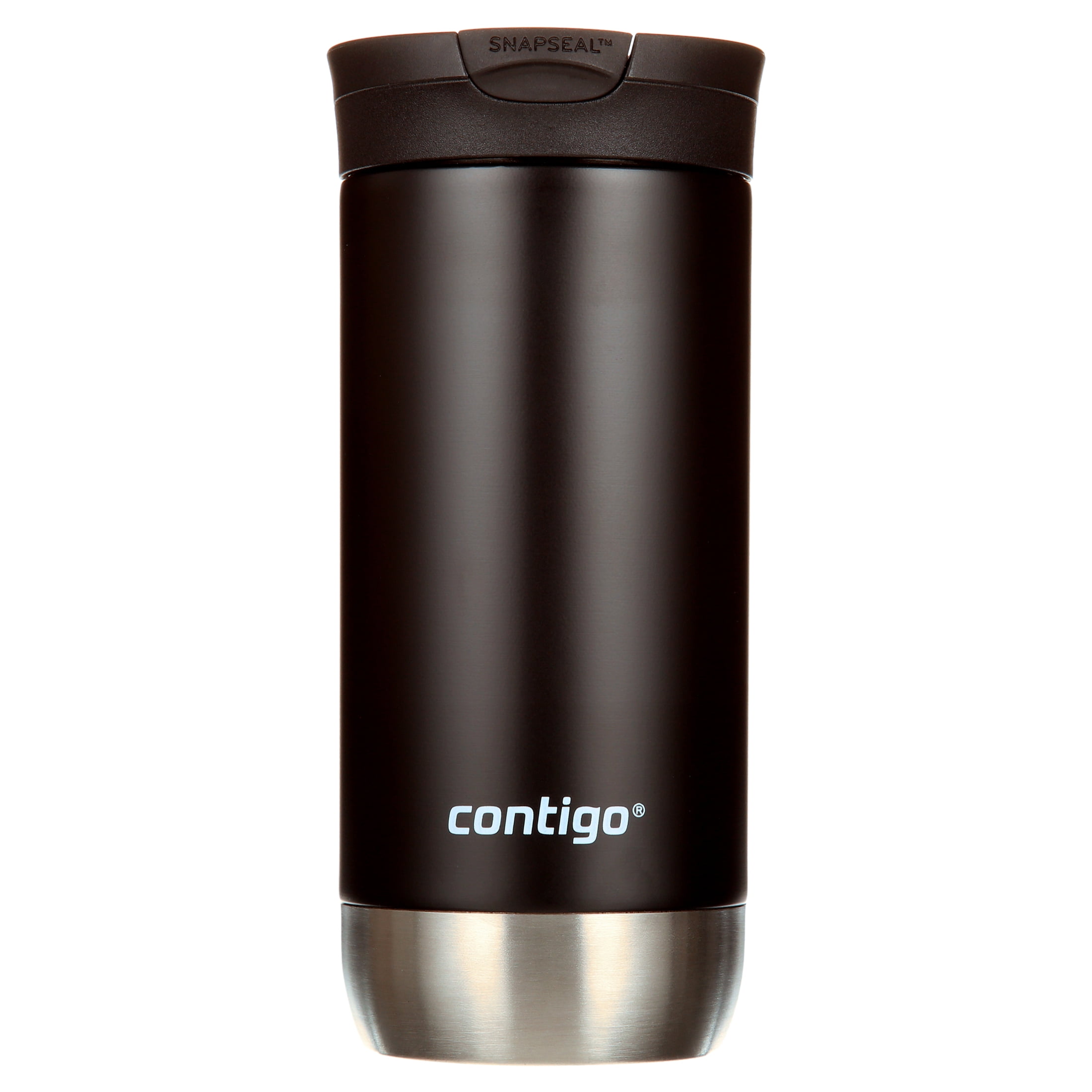 Contigo Huron 2.0 Stainless Steel Travel Mug with SNAPSEAL Lid Licorice, 16 fl oz. - Walmart.com