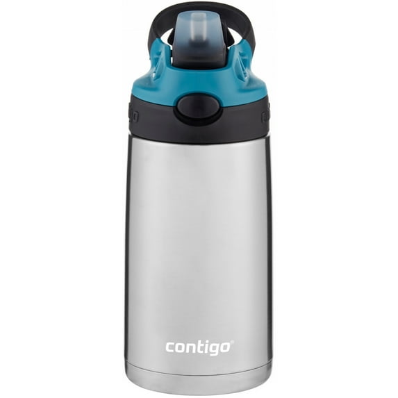 Contigo Kid's 13 oz. AutoSpout Straw Water Bottle - Juniper/Licorice