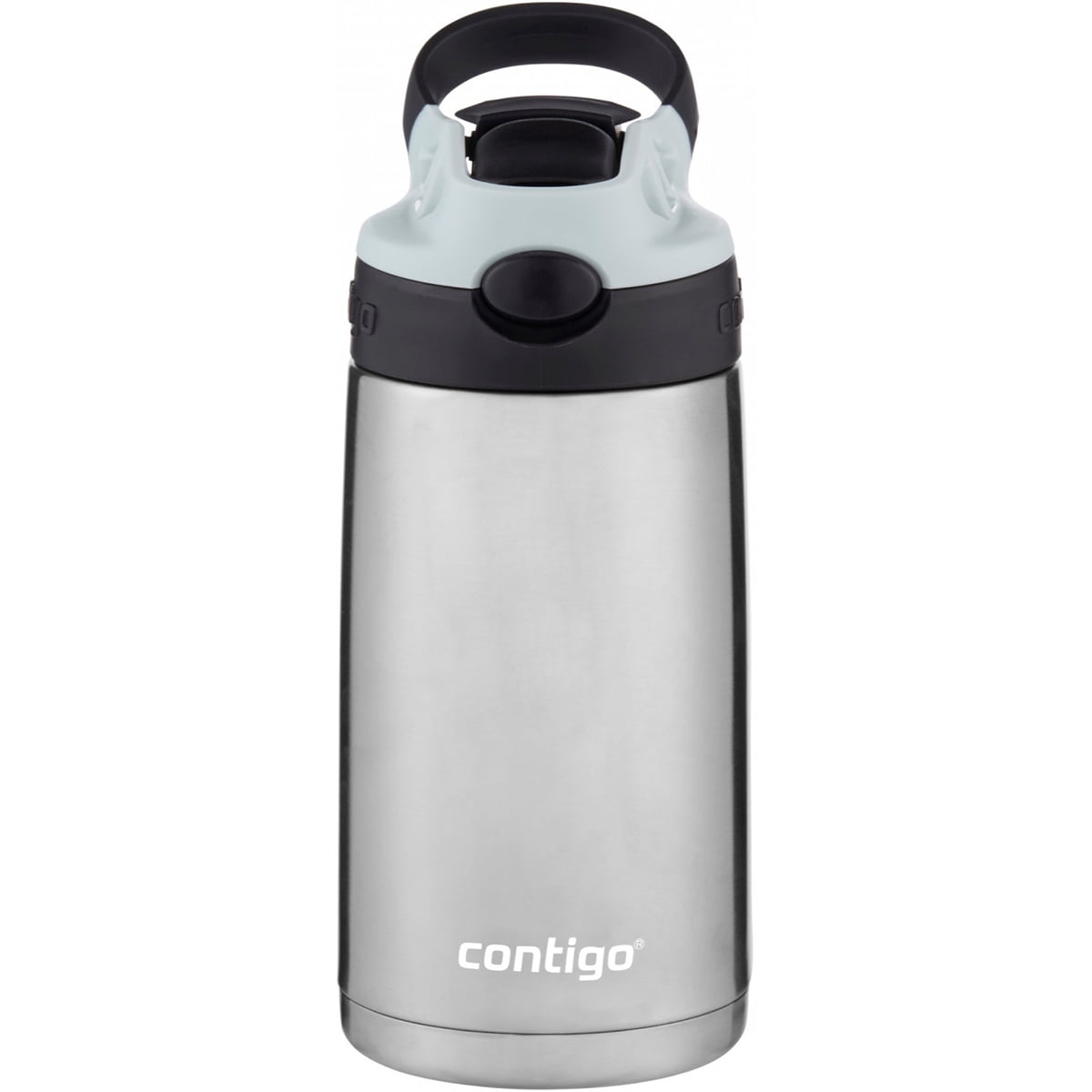 Contigo 13oz Kids Stainless Steel Water Bottle with Redesigned AutoSpout  Straw Whales and Turtles 1 ct