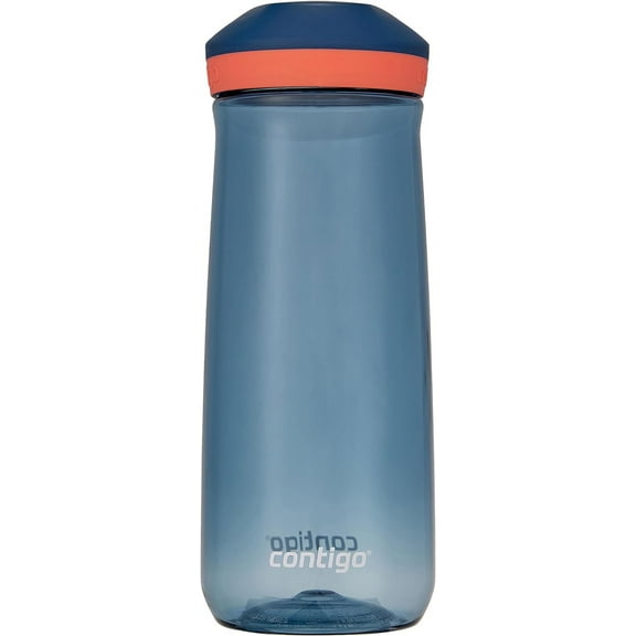 Contigo Kid's 20 oz. Micah Water Bottle w/ Simple Lid - Blueberry/Coral