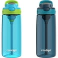 thumbnail image 1 of Contigo Kid's BPA Free 20 oz Blue Plastic Water Bottles, 2 Count Pack, 1 of 1