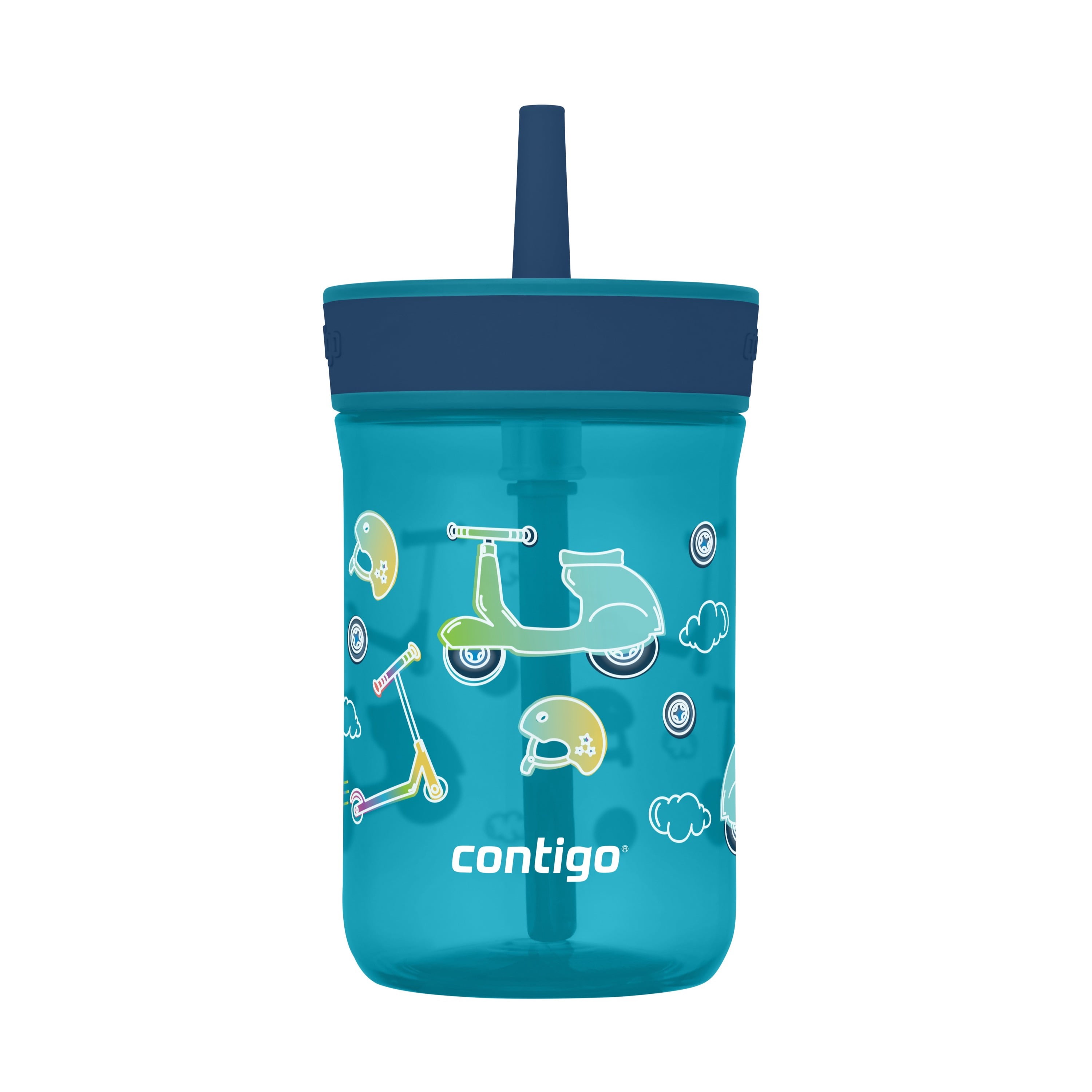 Contigo Leighton Stainless Steel Kids Water Bottle with Spill-Proof Lid &  Straw, 12oz Water Bottle w…See more Contigo Leighton Stainless Steel Kids