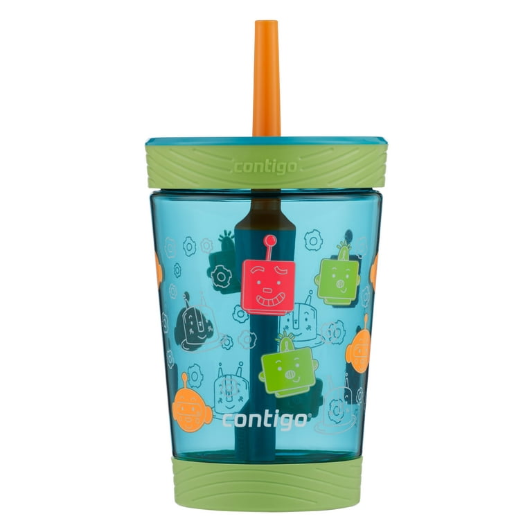  Contigo Kids Spill-Proof 14oz Tumbler with Straw and BPA-Free  Plastic, Fits Most Cup Holders and Dishwasher Safe, Honeydew : Baby