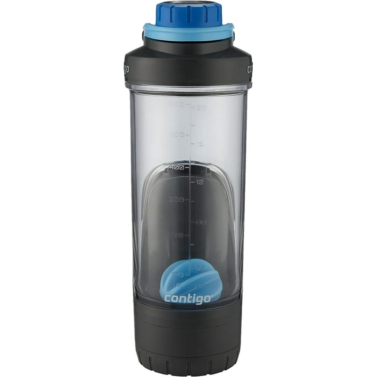  Contigo AUTOSEAL Kangaroo Water Bottle with Storage  Compartment, 24 oz., Blue : Sports & Outdoors