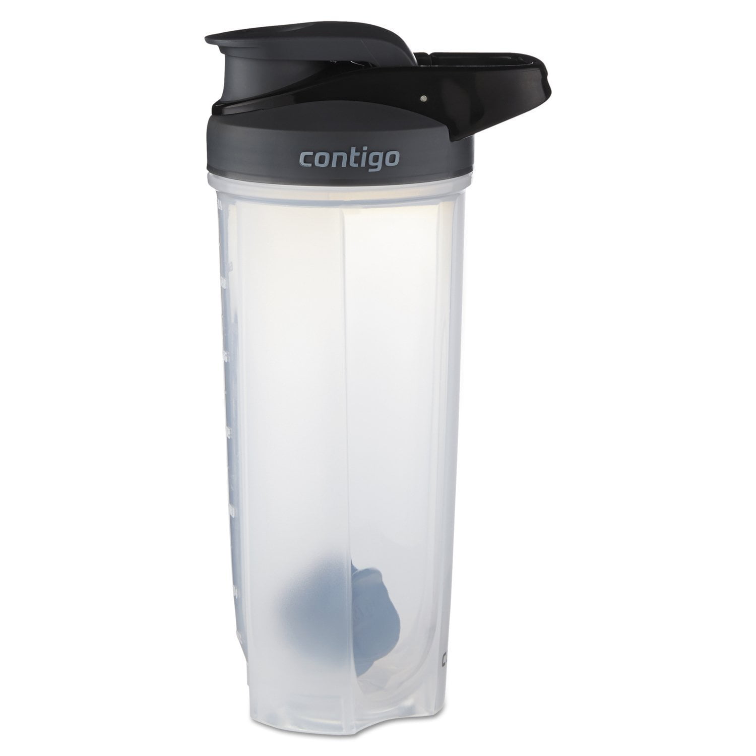 Contigo Fit Shake & Go 2.0 Plastic Antimicrobial Shaker Bottle, Blue  Raspberry, 28 fl oz.