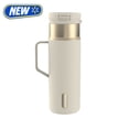 thumbnail image 1 of Contigo 20 oz Stainless Steel Travel Mug Tumbler – Leak-Proof Insulated Coffee Mug, Keeps Drinks Hot, Side Handle, Cream/Champagne, 1 of 7