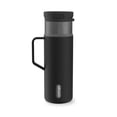 thumbnail image 1 of Contigo 20 oz Stainless Steel Travel Mug Tumbler – Leak-Proof Insulated Coffee Mug, Keeps Drinks Hot, Side Handle, Black/Silver, 1 of 7