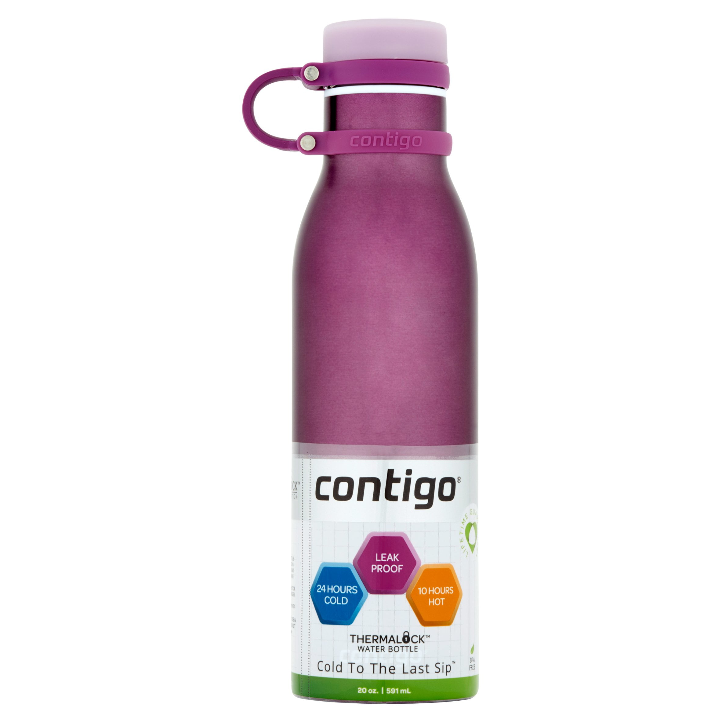 Contigo Couture Thermalock Vacuum-Insulated Stainless Steel Water Bottle, 20  Oz Reviews 2024