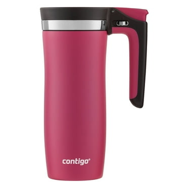 Contigo Stainless Steel Travel Mug with AUTOSEAL Lid and Handle Dragon Fruit, 16 fl oz.