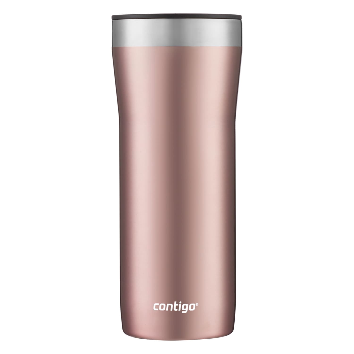 Contigo Streeterville Stainless Steel Tumbler with Plastic Straw and Splash-Proof Lid, Pineberry, 32oz.