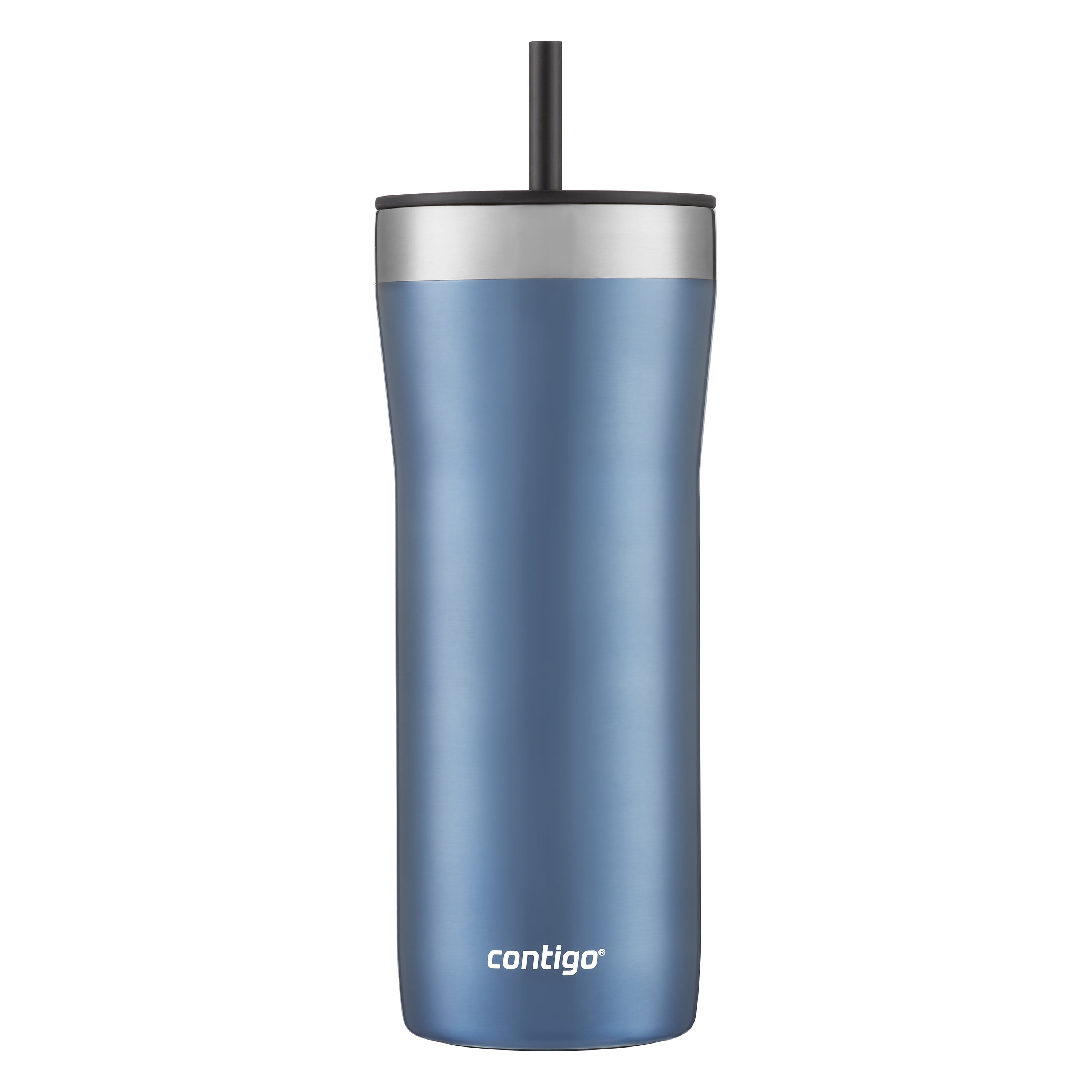 Contigo Streeterville Stainless Steel Mug with Splash-Proof Lid and Handle  in Blue, 14 fl oz.